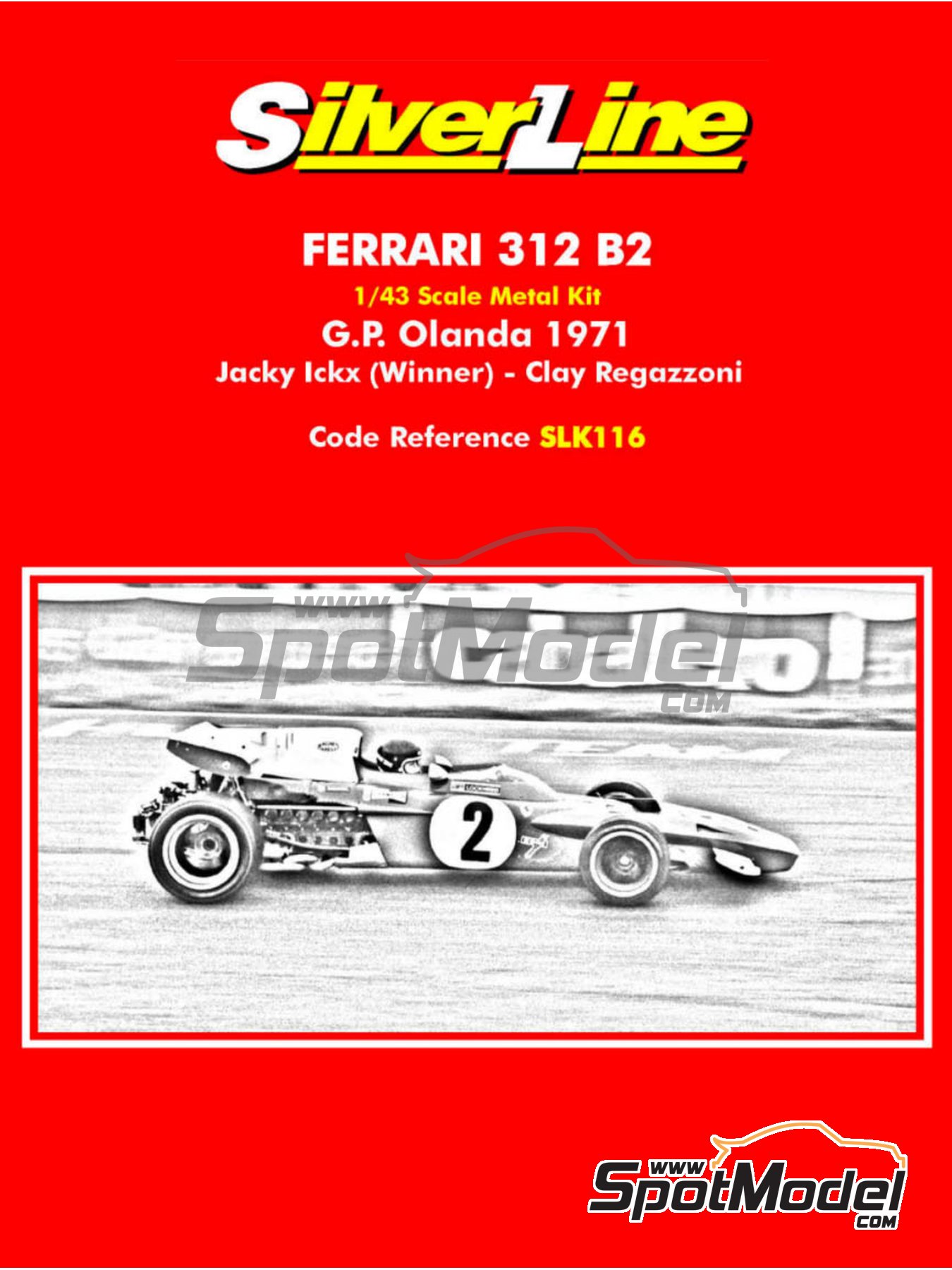 Ferrari 312 B2 Formula 1 British GP 1972 Jacky Ickx Or Clay Regazzoni ...